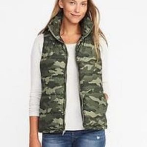 ~NWT~ Old Navy Frost Free Puffy Camouflage Vest